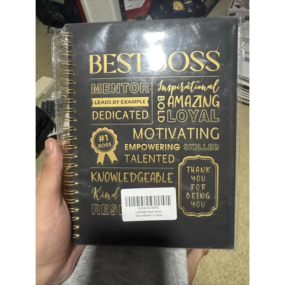 Best Boss Inspirational Spiral Notebook